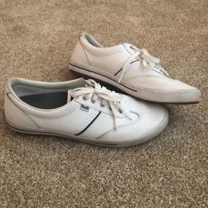 White leather Keds - perfect nursing school shoes!